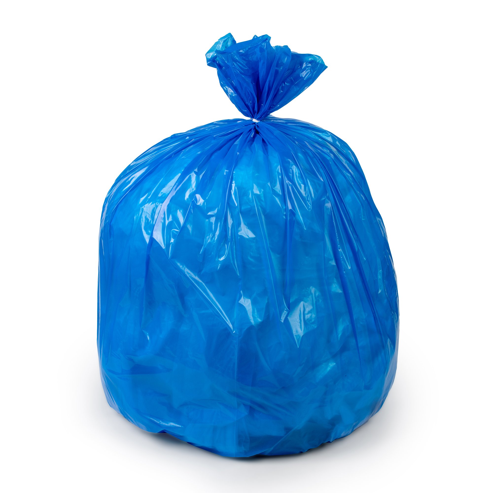 Colonial Bag Recycling Bags, Blue, 15 gal. MK 871400