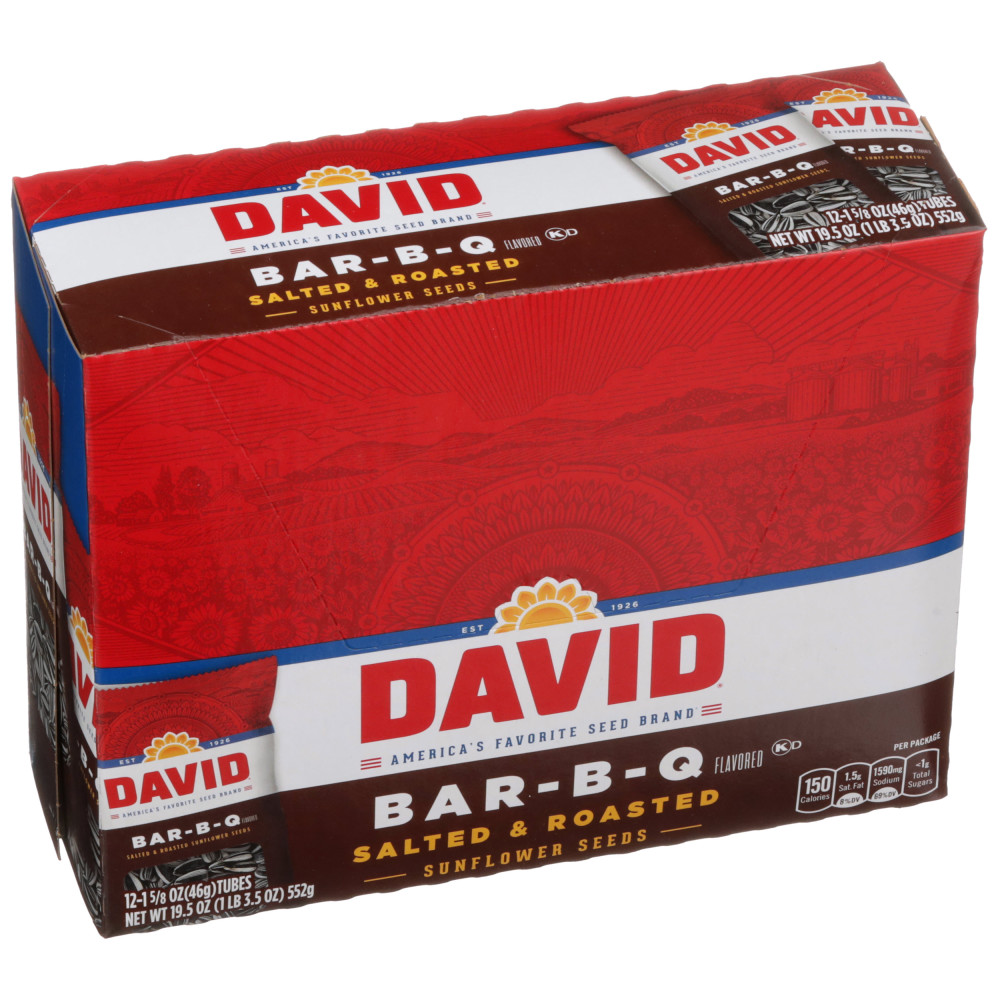 DAVID BBQ SUNFLOWER SEEDS 5.25 OZ Conagra Foodservice