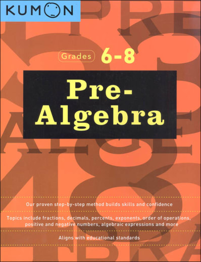 Kumon Pre-Algebra (Grades 6-8)