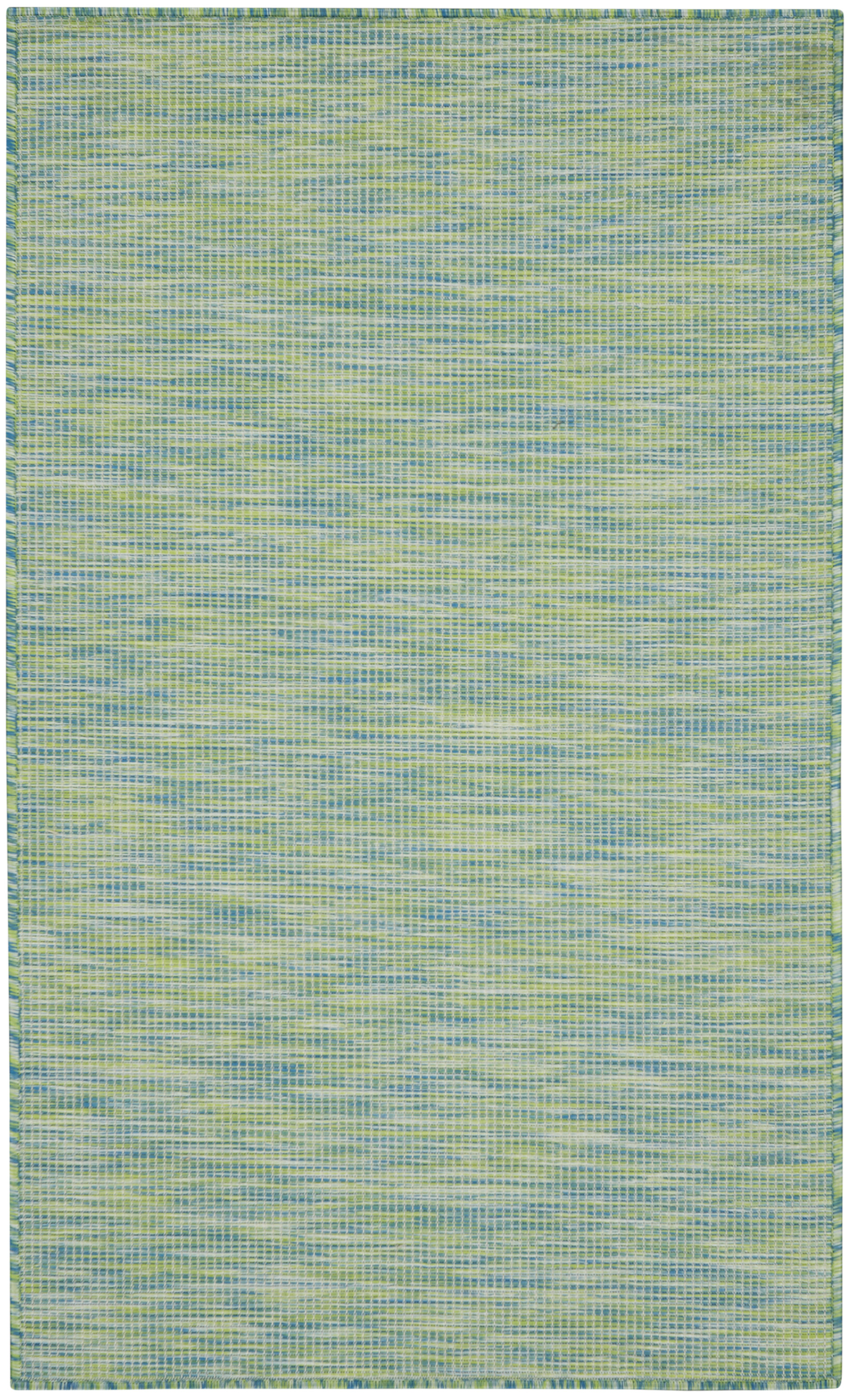 Nourison Positano 3' x 5' Blue Green Modern Rug