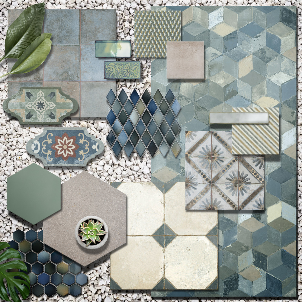 Hudson Studio Soho Brick Grey Eye 1-7/8 in. x 9-3/4 in. Ceramic Wall Tile