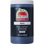 Apple Barrel Acrylic Paint Matte 32oz. Black
