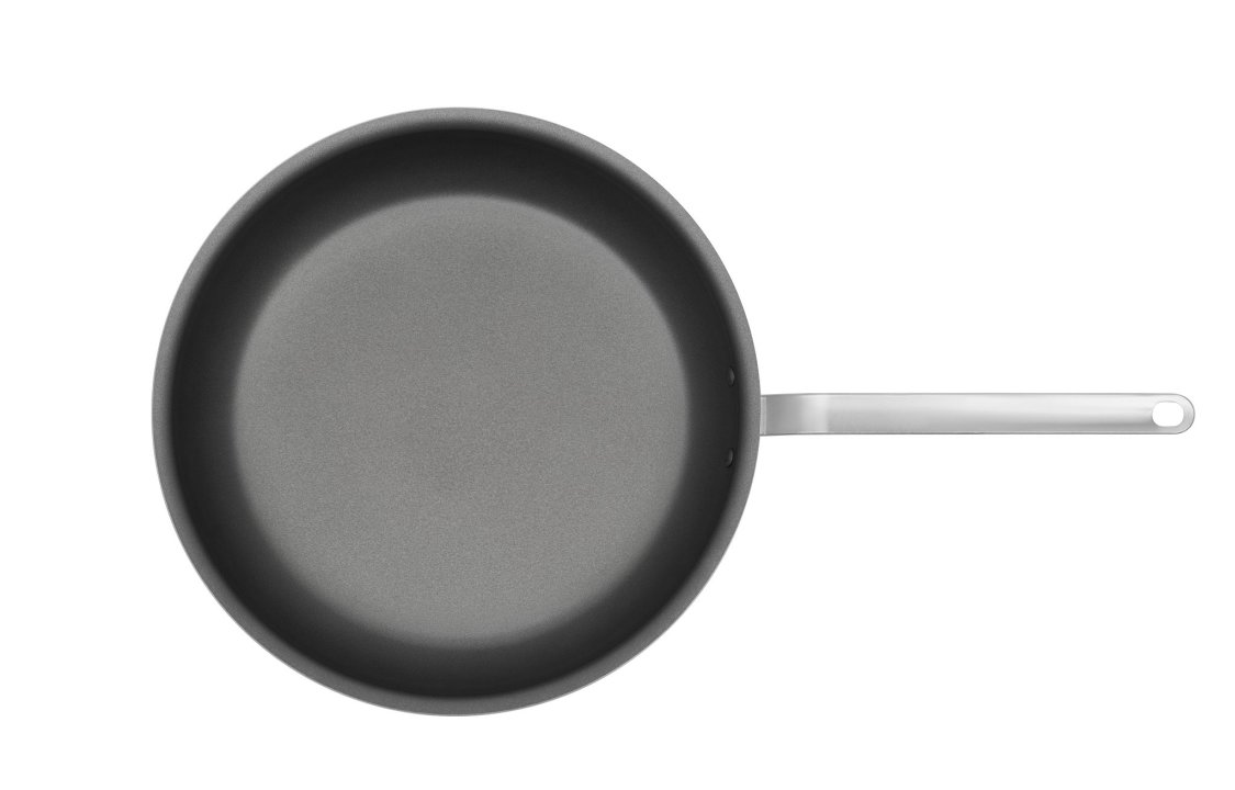 14-inch Wear-Ever® aluminum fry pan with PowerCoat2™ nonstick coating and plated handle
