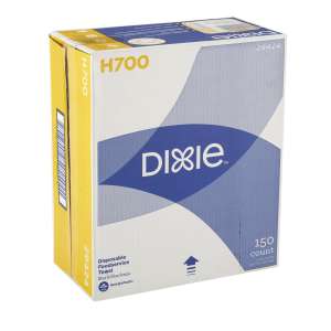 Georgia Pacific, Dixie H700, 1 ply, 13.00"x23.50", Hydroentangled, Food Service Wipers, Blue