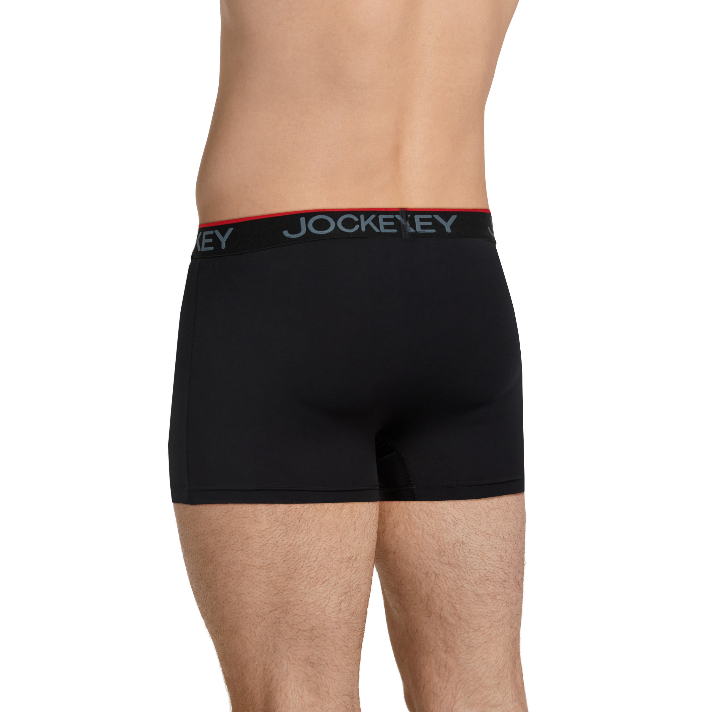 Jockey Men's Chafe Proof Pouch Microfiber 3" Trunk - 3 Pack