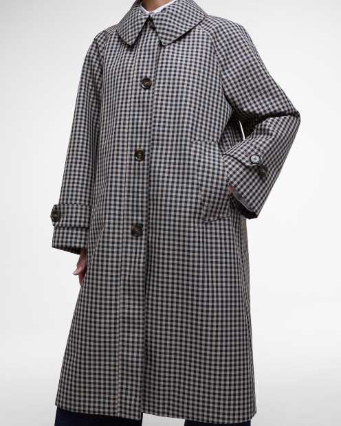Nadine Checked Showerproof Car Coat