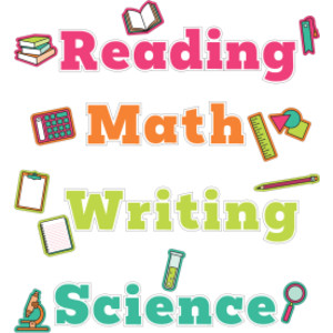 Wall Signs for Core Subjects Bulletin Board Set