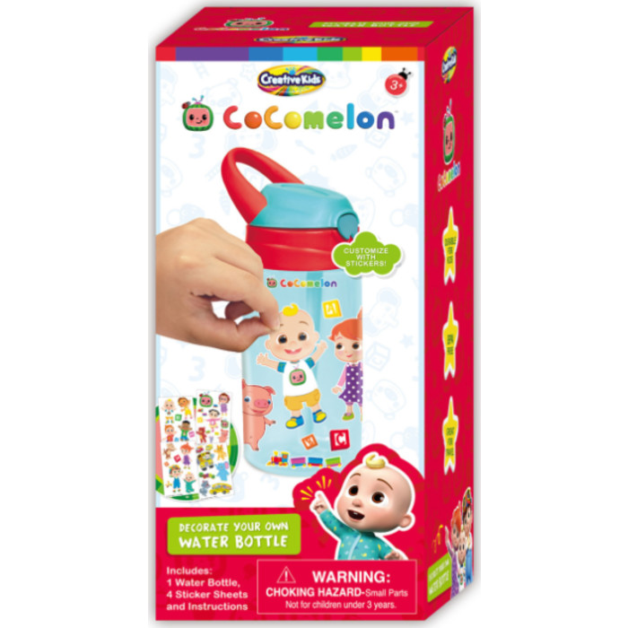 Cocomelon Decorate Your Own Water Bottle