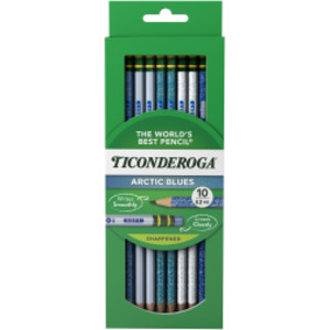 Ticonderoga&reg; Arctic Blue # 2 Pencil Assortment, 10 count