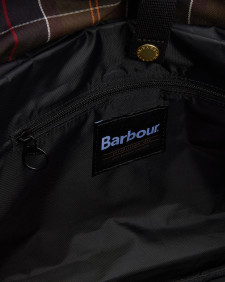 Field Waxed Holdall Olive-Black