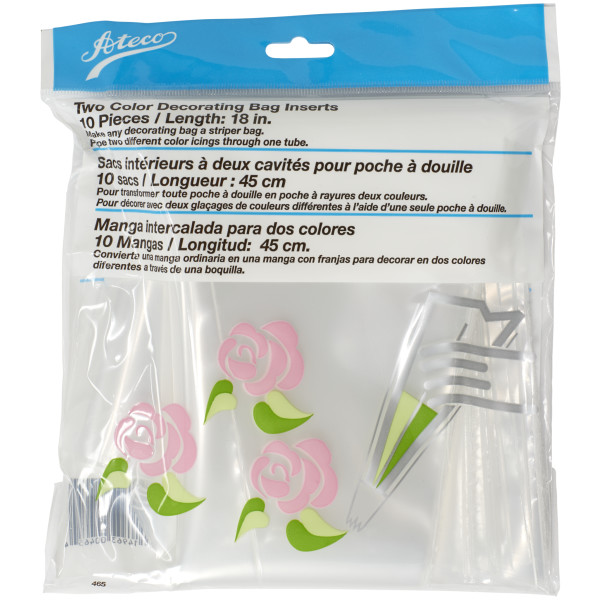 Two-Color 18" Disposable Pastry Bag