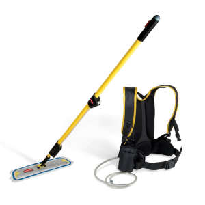 Rubbermaid Commercial, FLOW™, Flat Mop Finish Kit, 18"W, Yellow