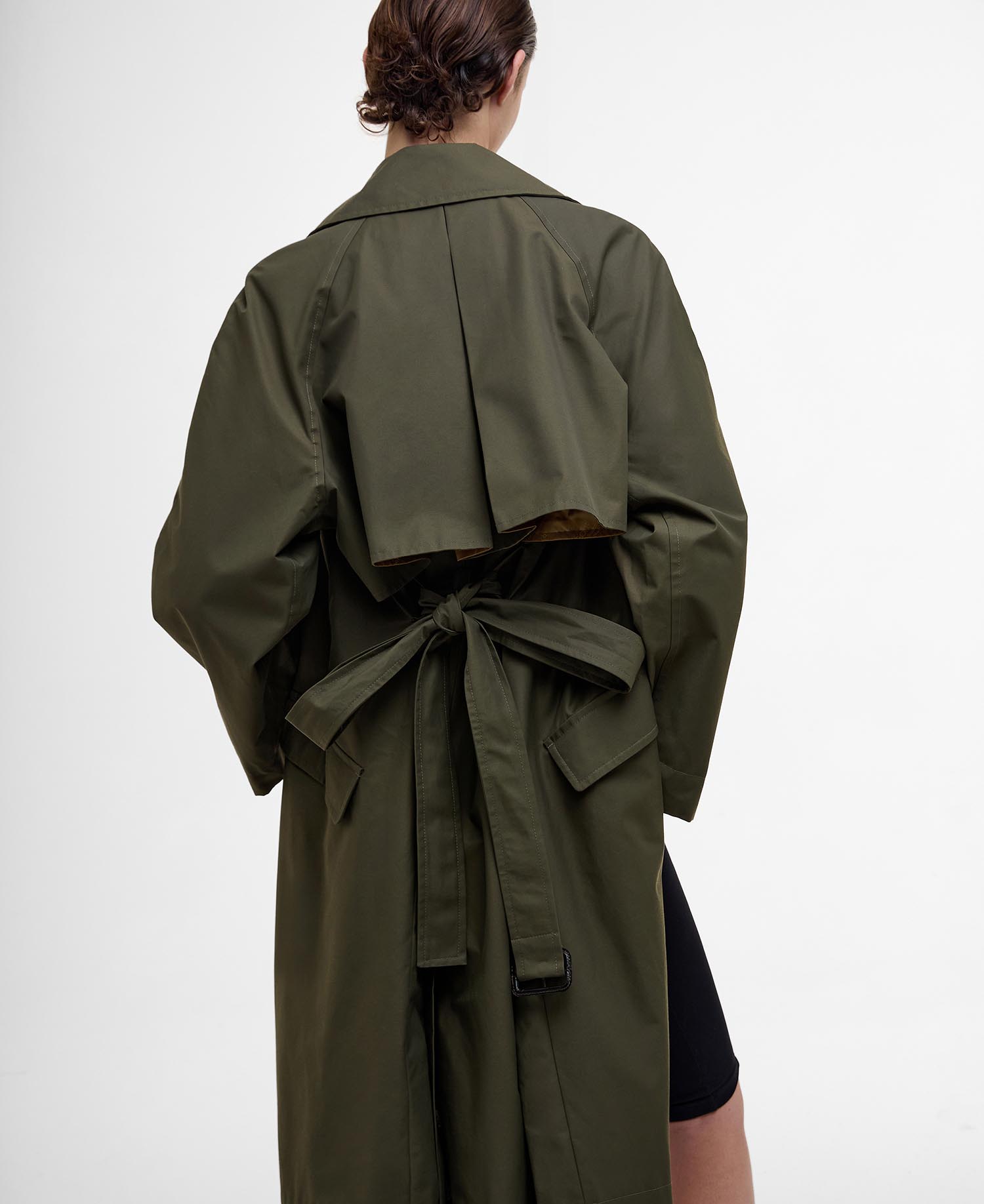 Barbour The Edit by Alexa Trenchcoat Harley Showerproof image number 6