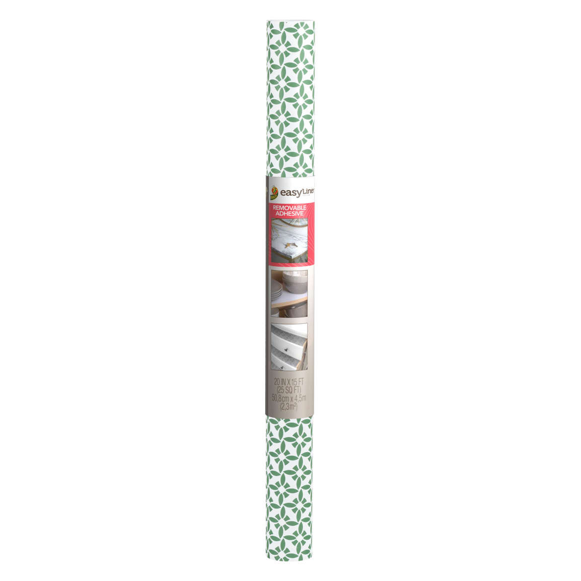 EasyLiner® Removeable Adhesive Shelf Liner - Fern Starburst, 20 in. x 15 ft.