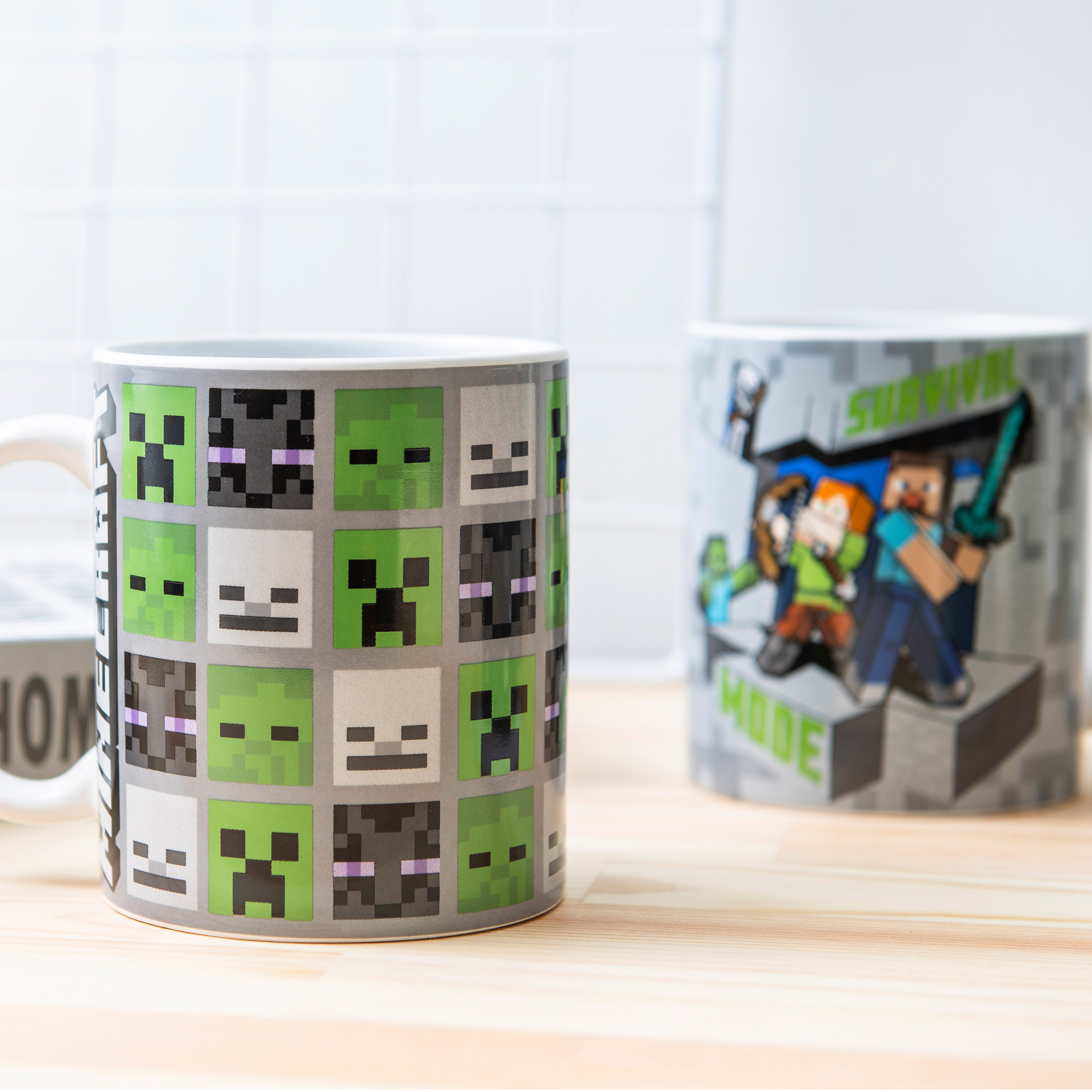 Minecraft Coffee Mug, Assorted Characters, 4-piece set slideshow image 3