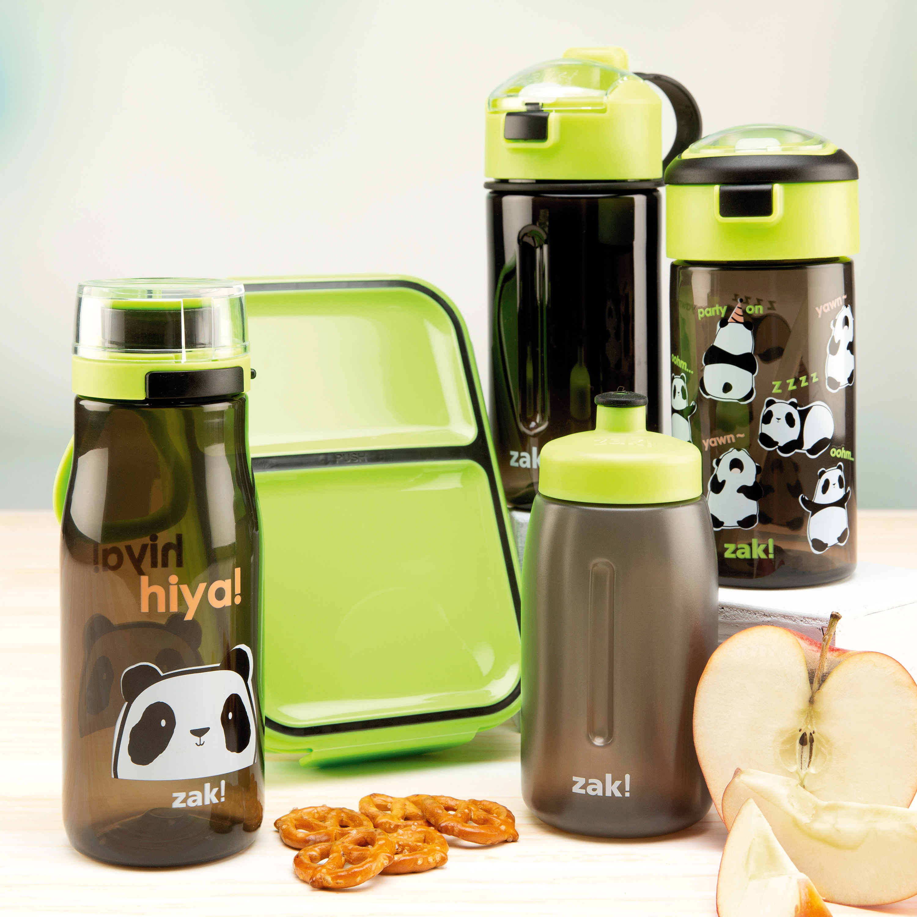 Genesis 18 ounce Water Bottles, Panda, 2-piece set slideshow image 3 Genesis 18 ounce Water Bottles, Panda, 2-piece set slideshow image 3