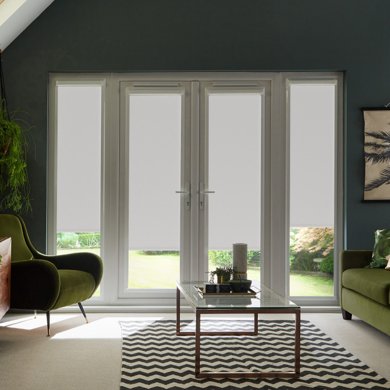 Knox Blackout White Roller Blind