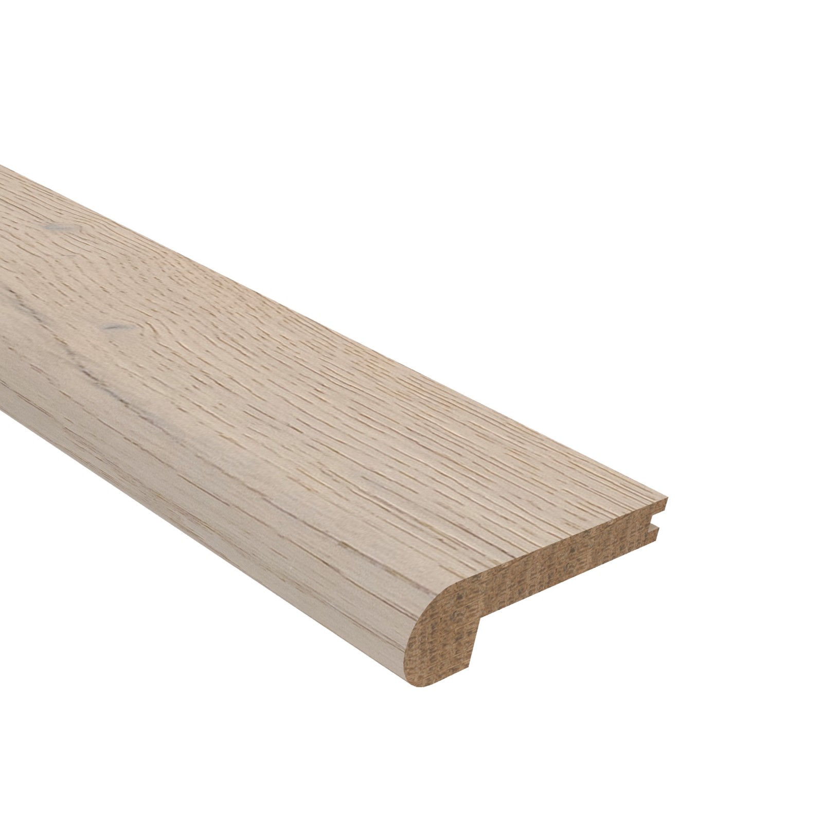 Beach Town Blanc Cali Hardwoods Stair Nosing Flush view 1