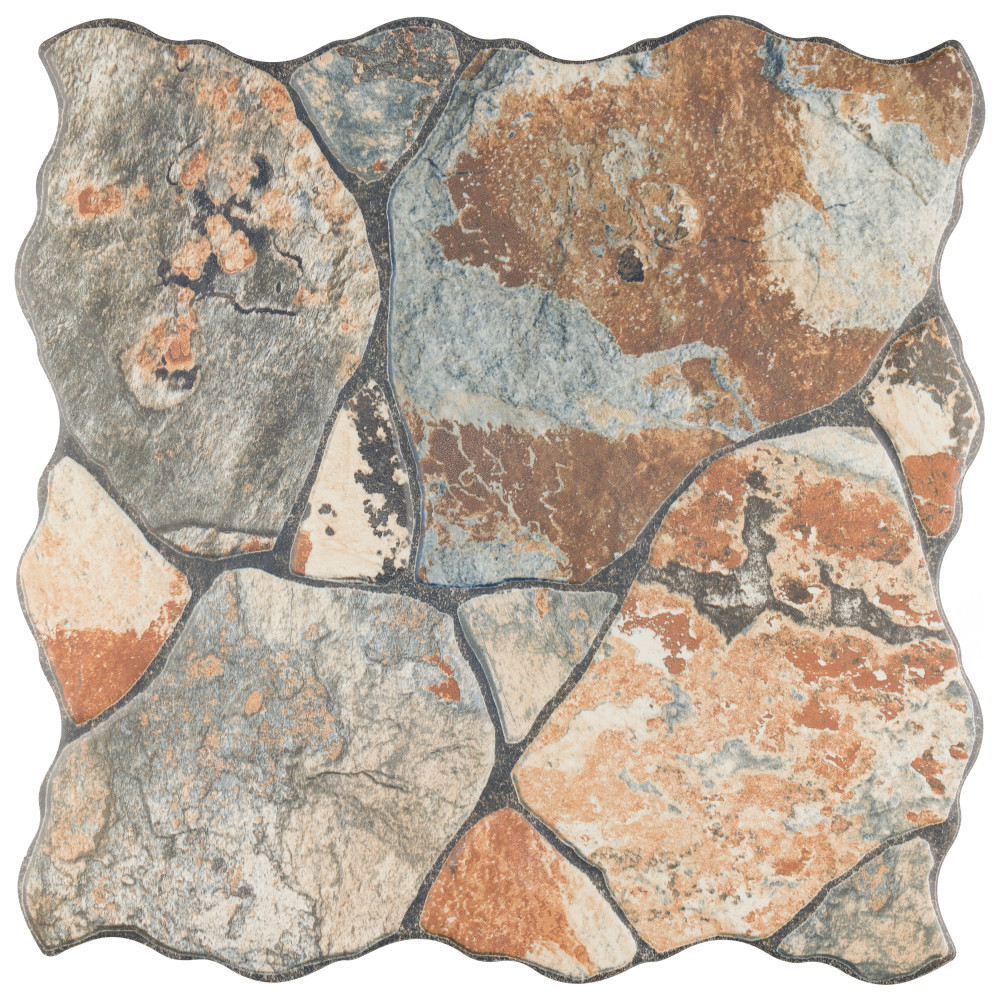 Canet Oxido 17 in. x 17 in. Porcelain Floor and Wall Tile