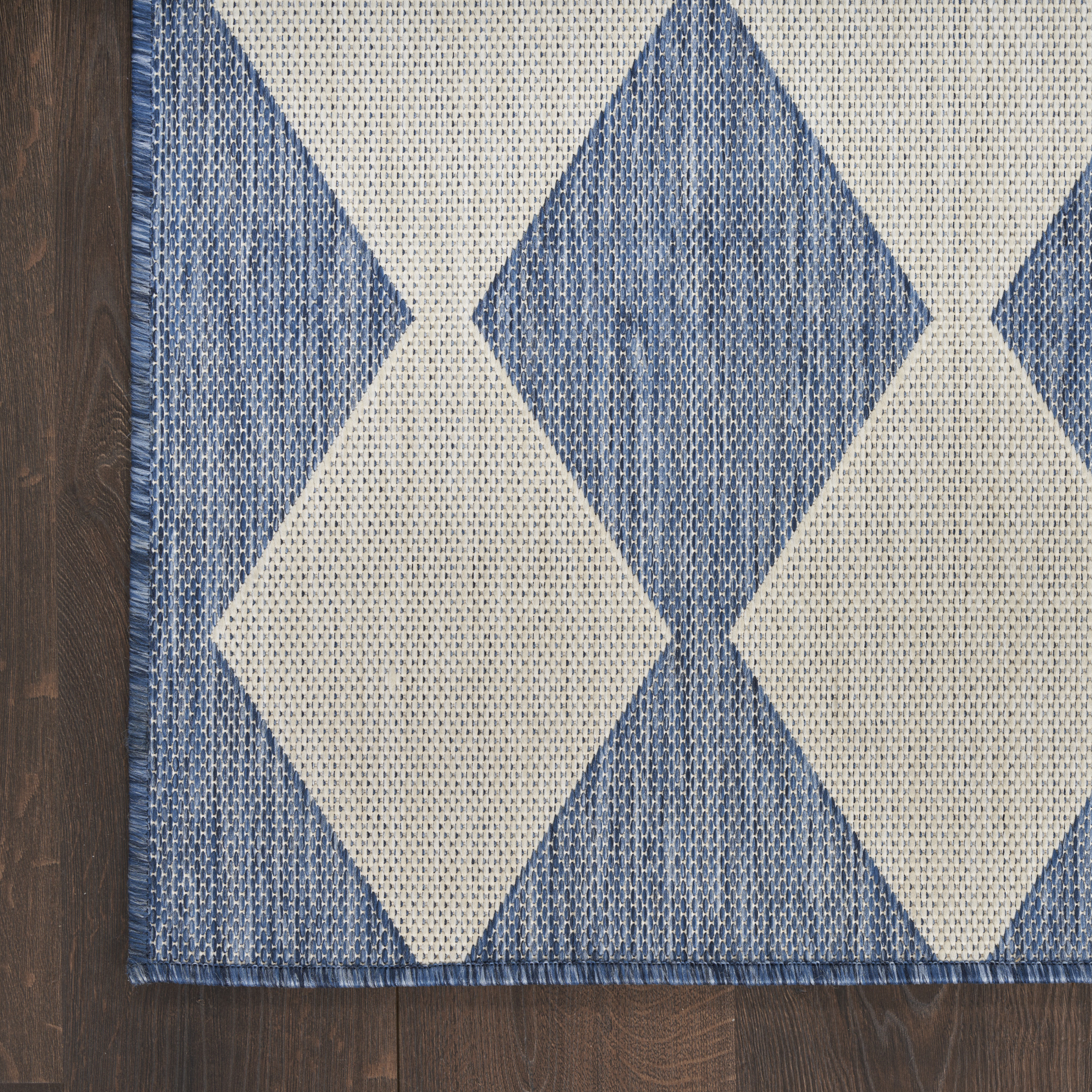 Nourison Positano 4' x 6' Navy Blue Modern Rug