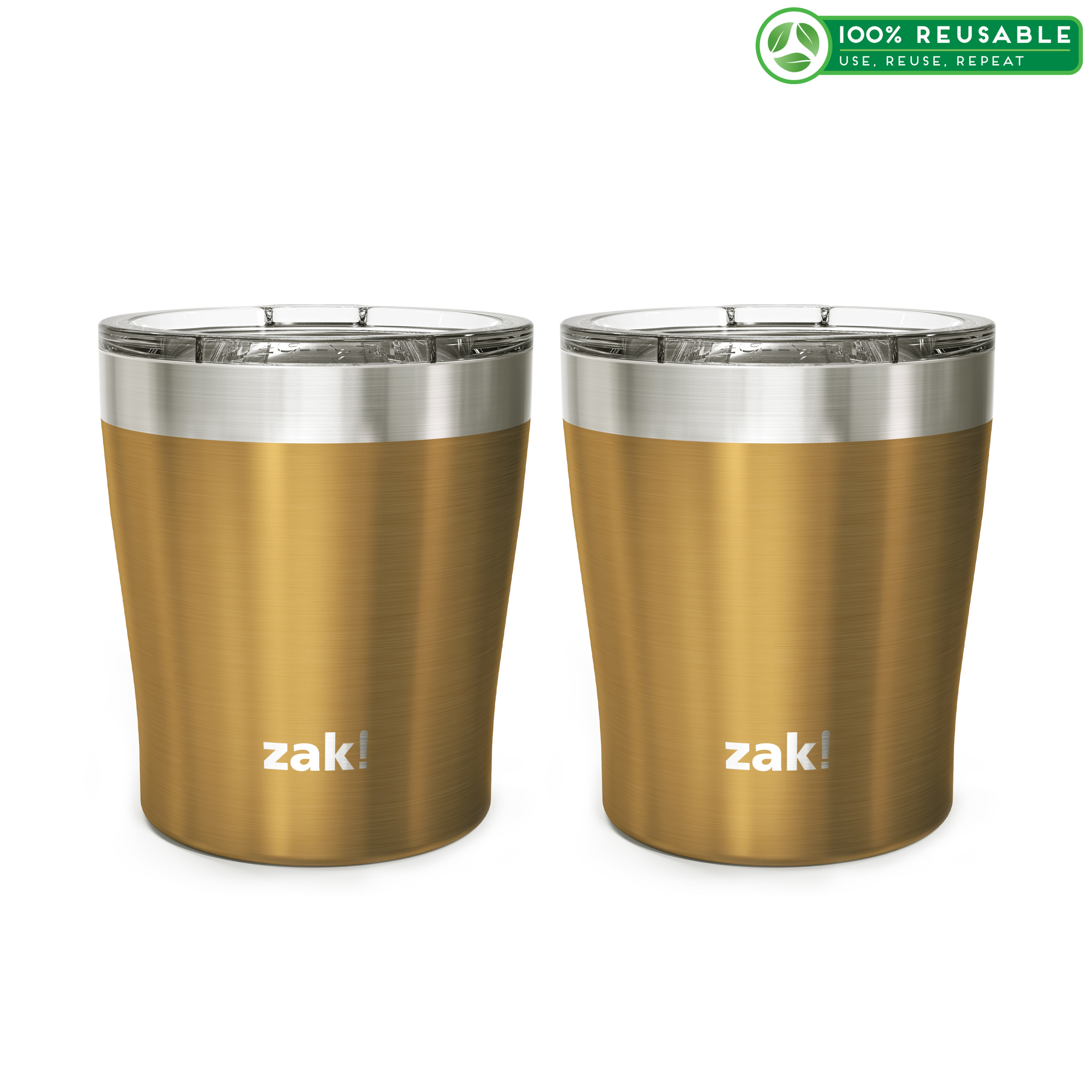 Dayton 10 ounce Vacuum Insulated Stainless Steel Tumbler, Copper, 2-piece set slideshow image 1 Dayton 10 ounce Vacuum Insulated Stainless Steel Tumbler, Copper, 2-piece set slideshow image 1