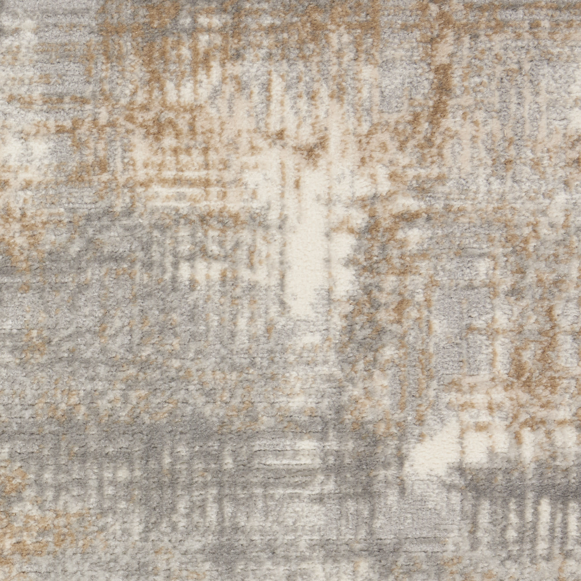 Calvin Klein CK950 Rush 6' x Round Grey Beige Modern Indoor Rug