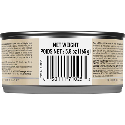 Royal Canin Feline Health Nutrition Adult Instinctive Loaf In Sauce Canned Cat Food