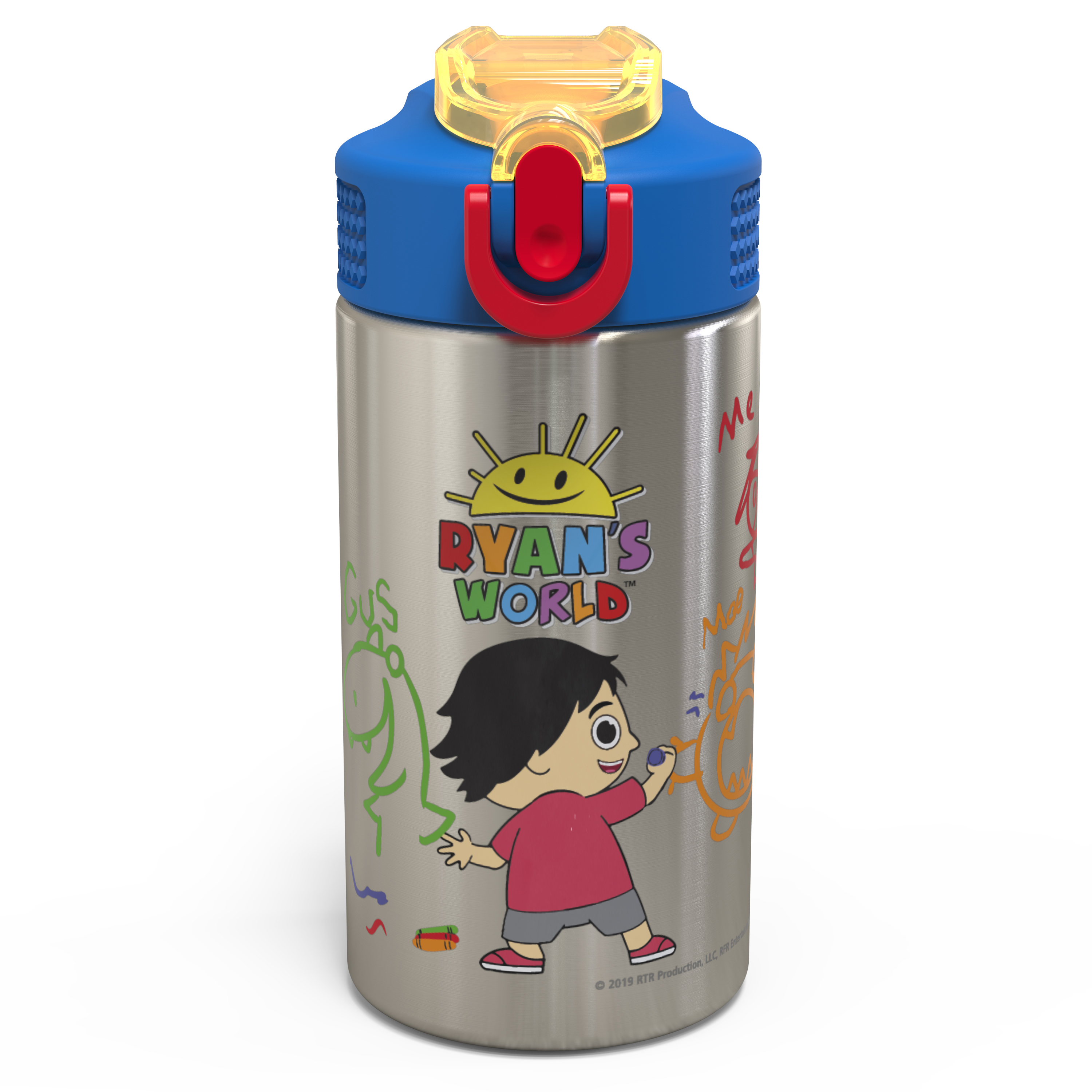 Ryan’s World 15.5 ounce Water Bottle, Ryan & Friends