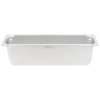 Half-long-size 6-inch-deep Super Pan V® stainless steel steam table pan