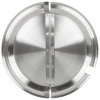 6 ½-inch stainless steel hinged cover with Kool-Touch® handle
