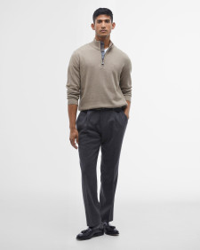 Cotton Half-Zip Jumper 