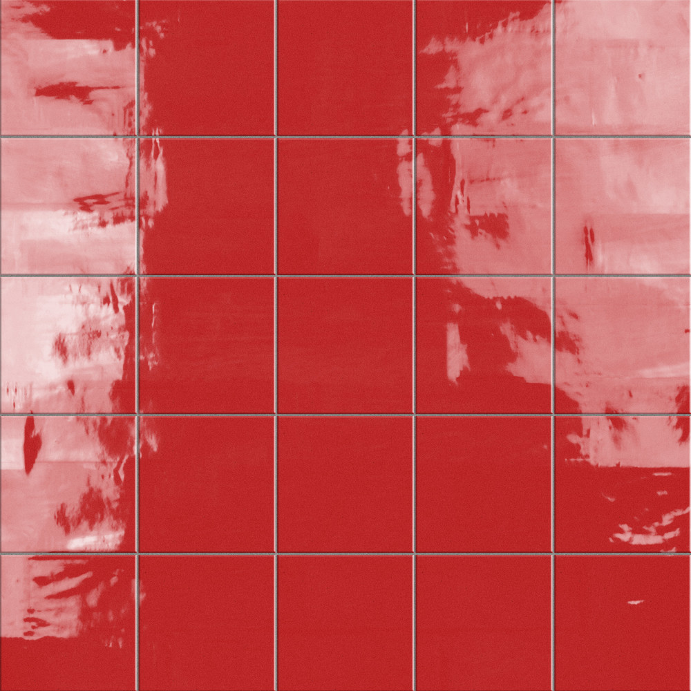 Monocolor Premium Rojo Volcan 7-7/8 in. x 7-7/8 in. Ceramic Floor and Wall Tile