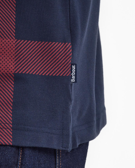 Blaine Tartan Long-Sleeved Polo Shirt
