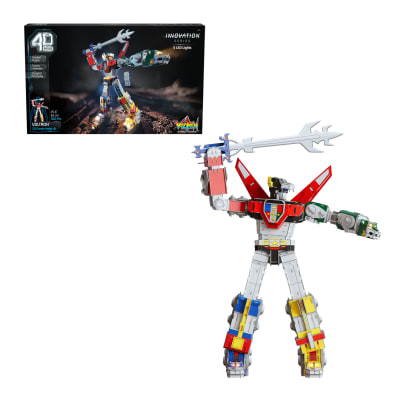 4D Build, Voltron 3D Puzzle Model Kit with LED Lights, Innovation Series, 360 Pcs, Desk Décor, 3D Puzzles for Adults & Teens 12+
