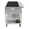 120-volt 1920-watt four-well Servewell® SL streamlined stainless steel hot-food table