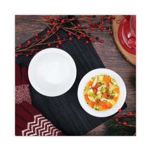 Dart, Concorde Non-Laminated Foam Bowl, 12 oz, White