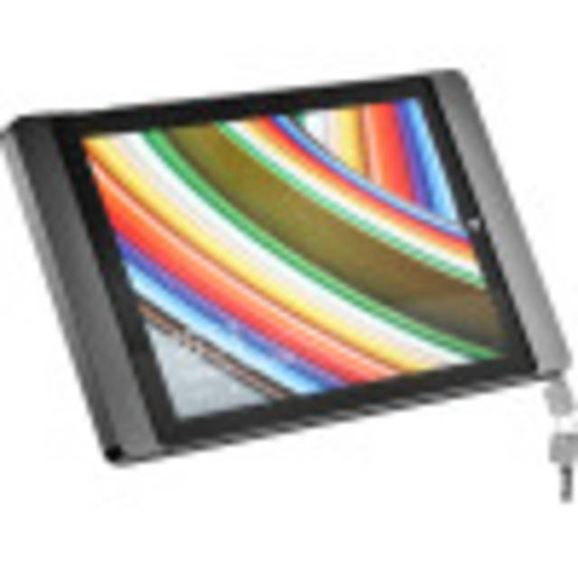 Display tablets securely in public spaces.