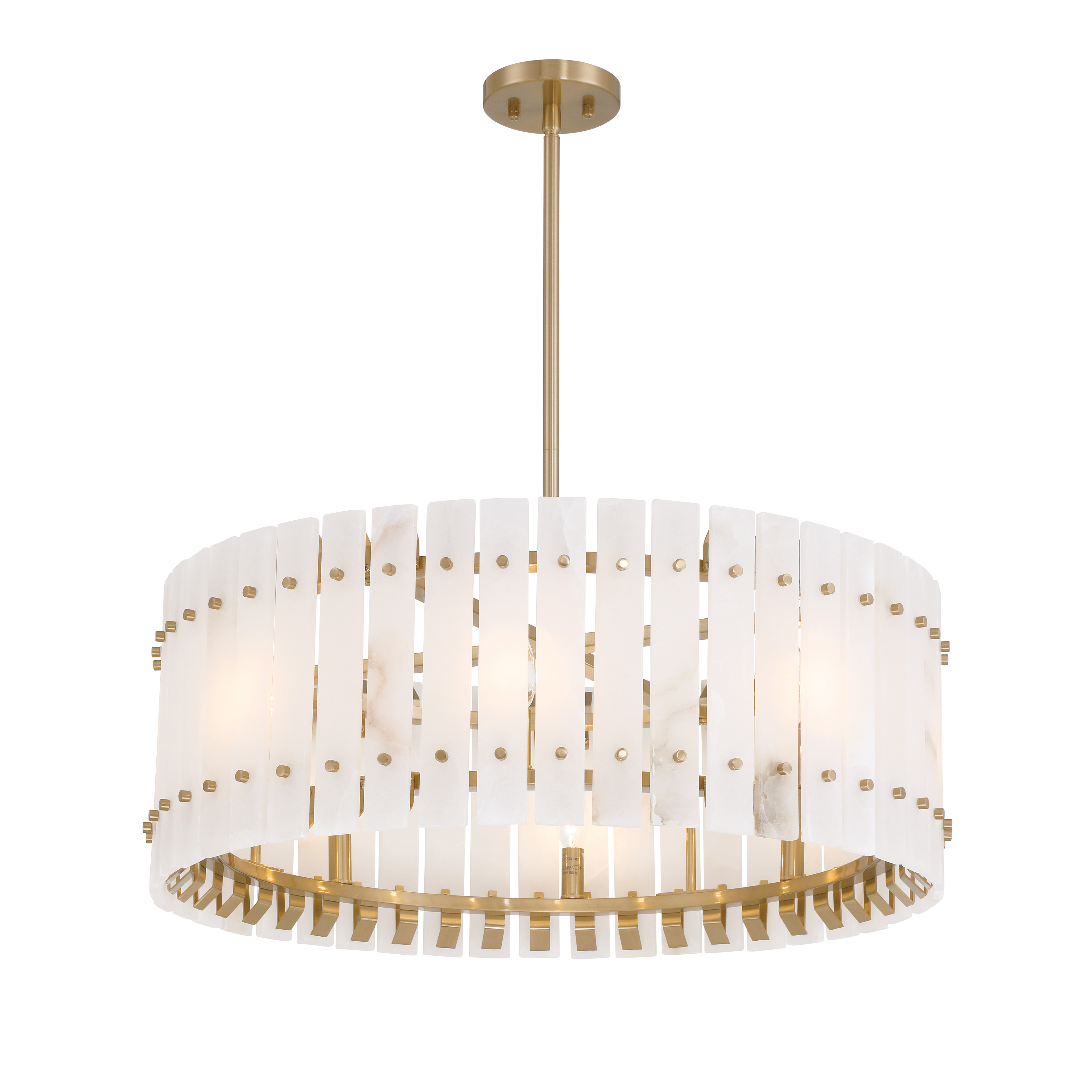 Bardon 8 Light Pendant in Celeste Brass - Image 3