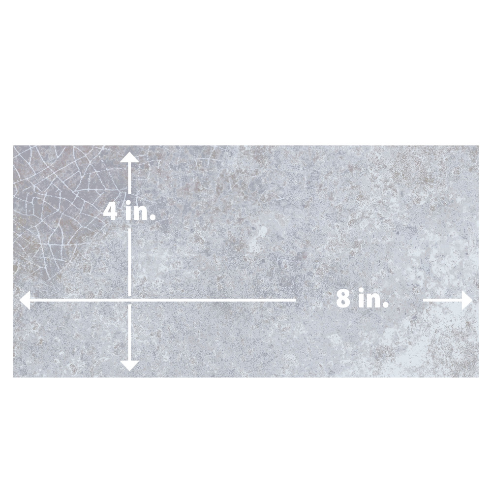 Myst Gunsmoke 4 in. x 8 in. Ceramic Wall Tile