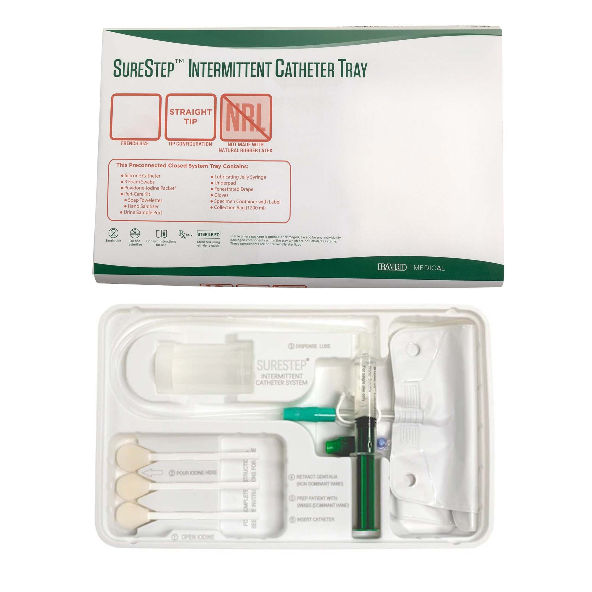 Bard TRAY, CATHETER INTMT SURESTEP LF 16FR (20/CS)
