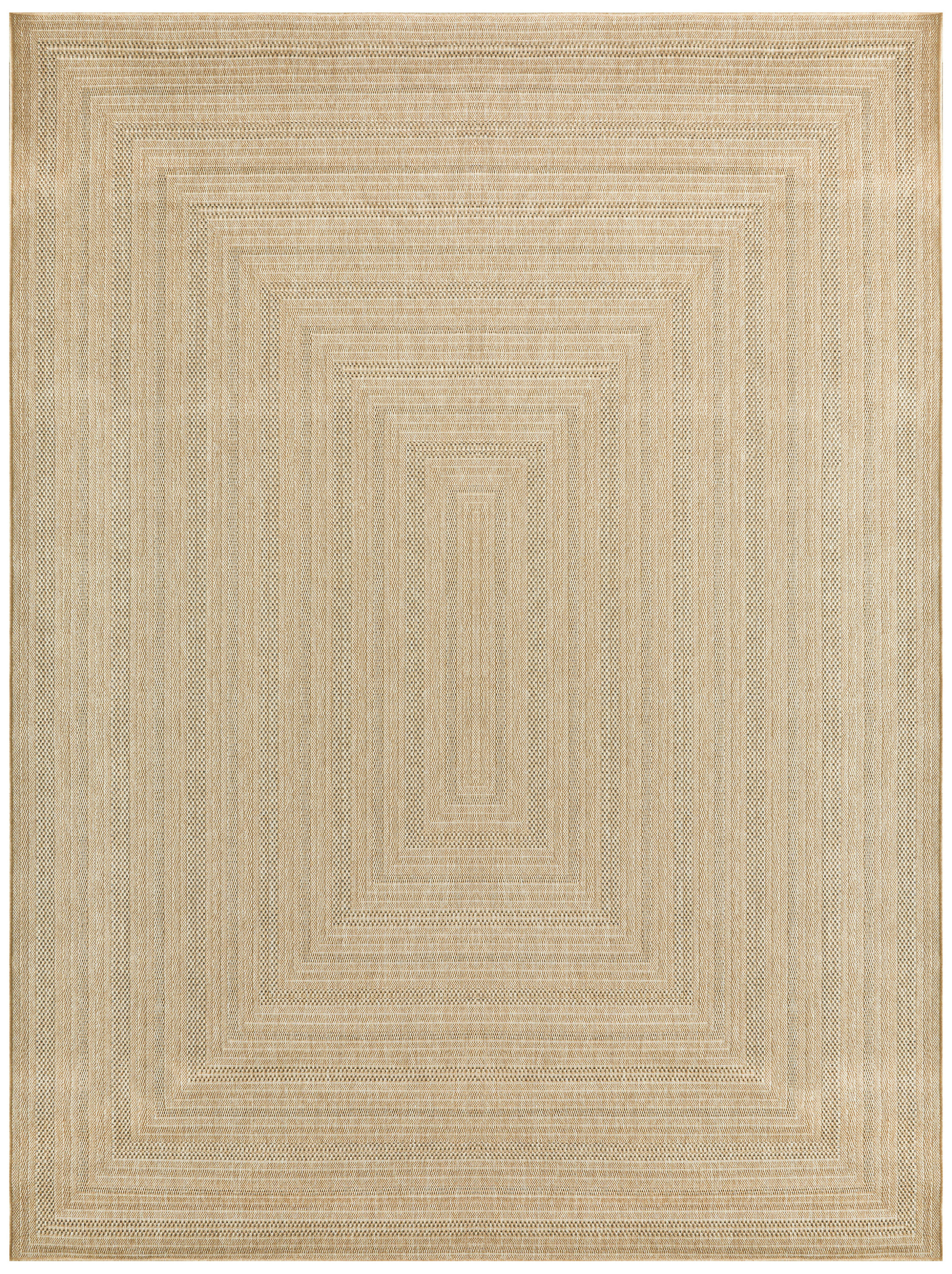 Nourison Tulum 10' x 14' Taupe Grey Outdoor Rug