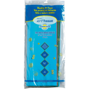 Deluxe Bleeding Art Tissue, 20 Assorted Colors, 20" x 30", 100 Sheets
