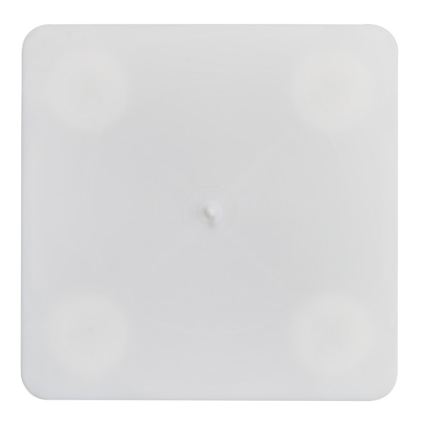 7" Square White Separator Plate