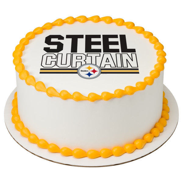NFL Pittsburgh Steelers Steel Curtain PhotoCake® Edible Image®