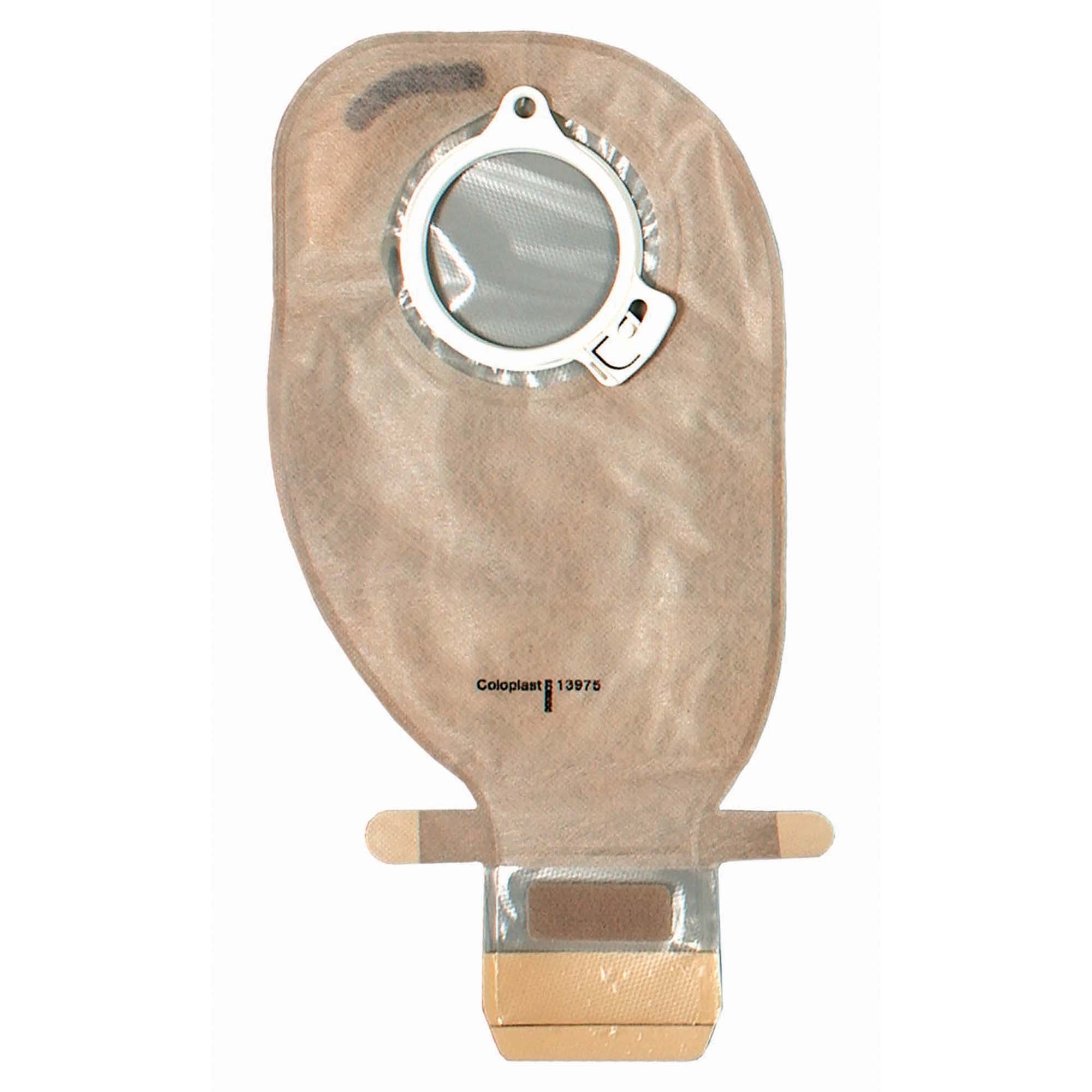Assura® Two-Piece Transparent Ostomy Pouch, 50mm Flange, Red Match