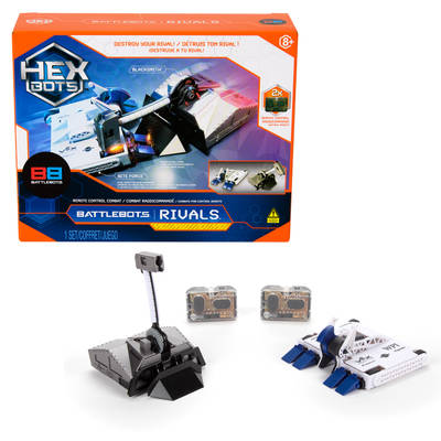 HEX BOTS BattleBots Rivals 4.0 (Blacksmith and Biteforce), Remote Control Robot Toys for Kids, STEM Toys for Boys and Girls Ages 8 & Up, Batteries Included