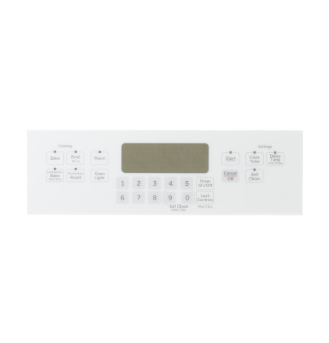 RANGE CONTROL PANEL - WHITE
