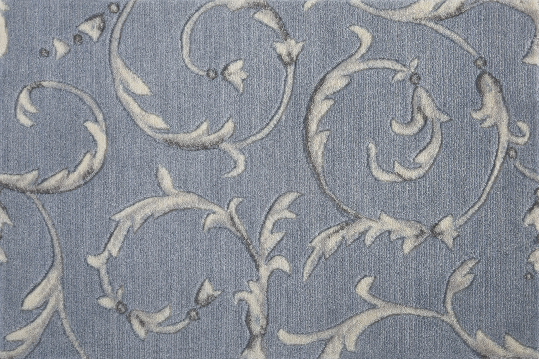 SOMERSET SCROLLWORK ST02 LIGHT BLUE BROADLOOM