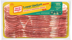 Naturally Hardwood Smoked Lower Sodium Bacon image