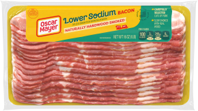 Naturally Hardwood Smoked Lower Sodium Bacon